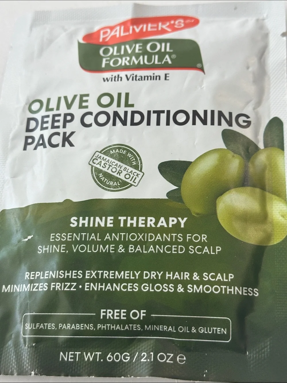 Palmer's Olive Oil Deep Conditioning Pack - Green Shine Therapy